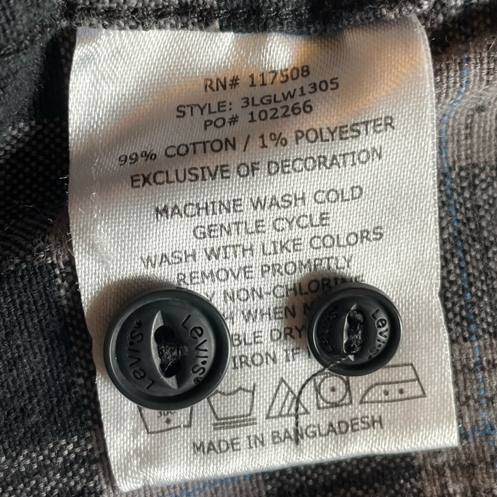 Levi’s men’s flannel shirt - Picture 4 of 5